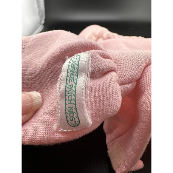 Cabbage Patch Kids PINK HEART Shirt Dress Vtg 1983 Original Fleece CPK - Picture 6 of 12